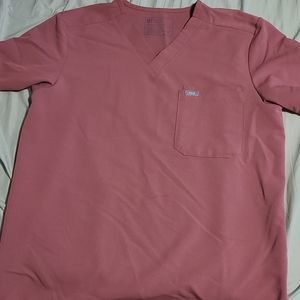 Figs Men Mauve Leon Scrub Top